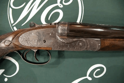 Firearm: William Evans Best quality sidelock ejector double
