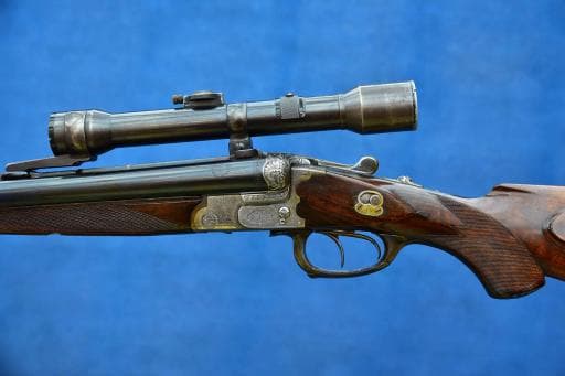 Firearm: Krupp Laufstahl Drilling Gun 