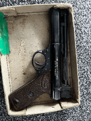 Firearm: Webley and Scott Tempest 