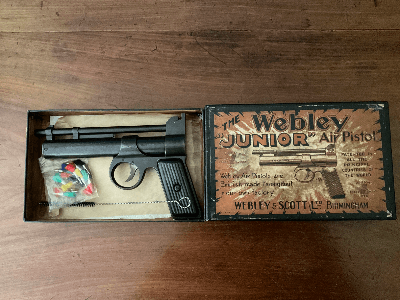 Firearm: Webley and Scott Junior 