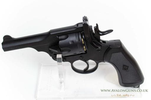 Firearm: Webley Mk VI 455 Civilian revolver black 25