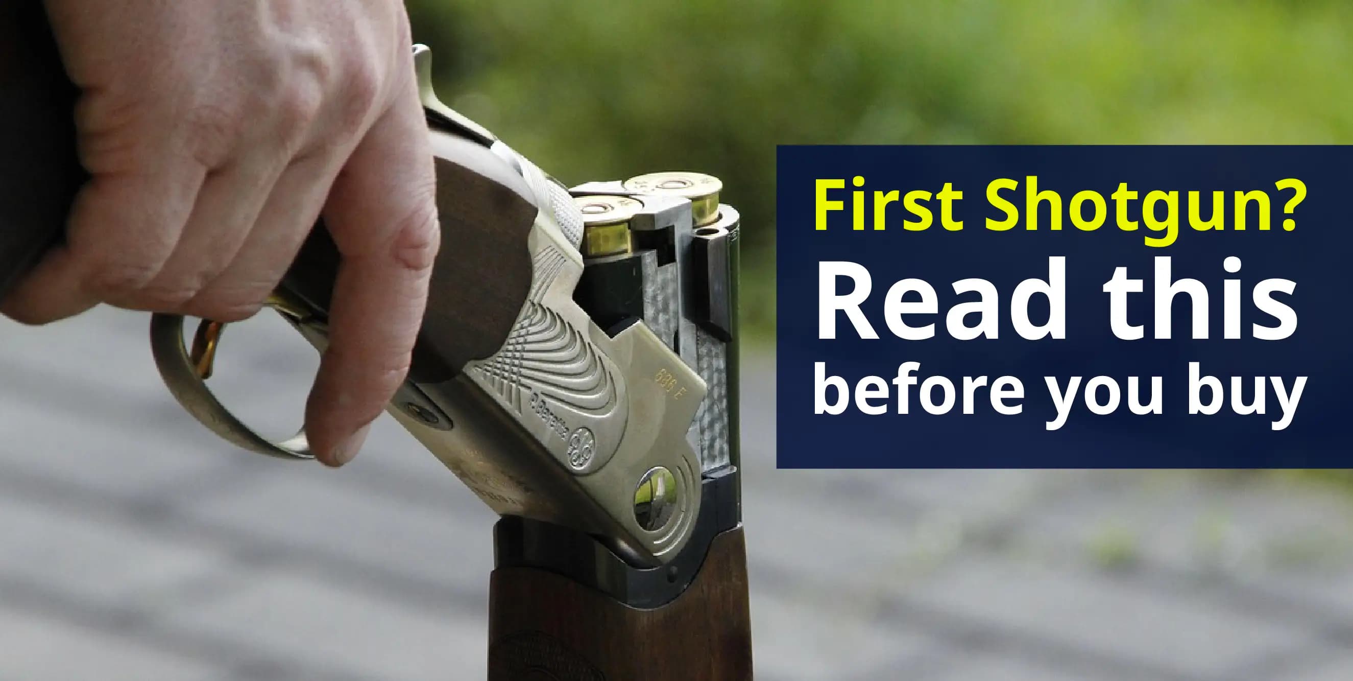 A beginner’s guide to choosing your first shotgun