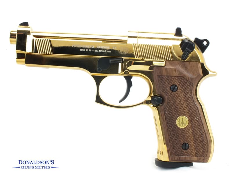 Firearm: Beretta 92 FS Gold
