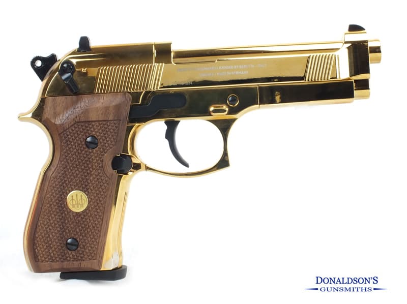 Firearm: Beretta 92 FS Gold