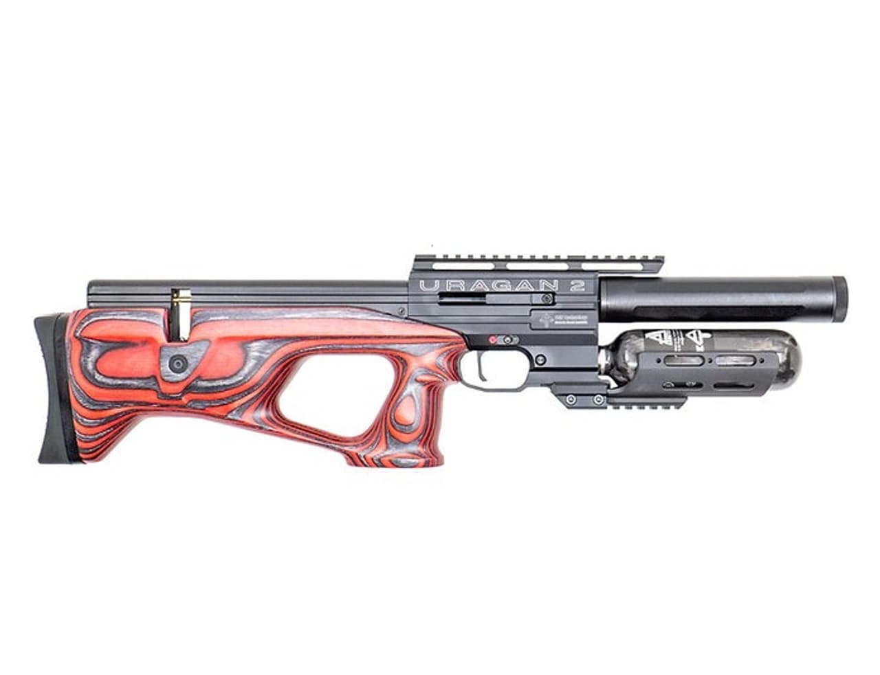 Firearm: AGT Uragan 2 Compact Laminate Red